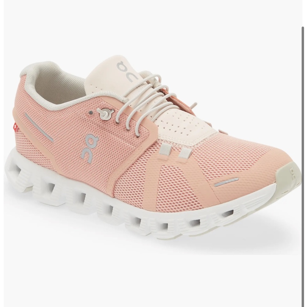 On Cloud 5 Running Shoe (Women) women size 9.5 
Rose/ Shell